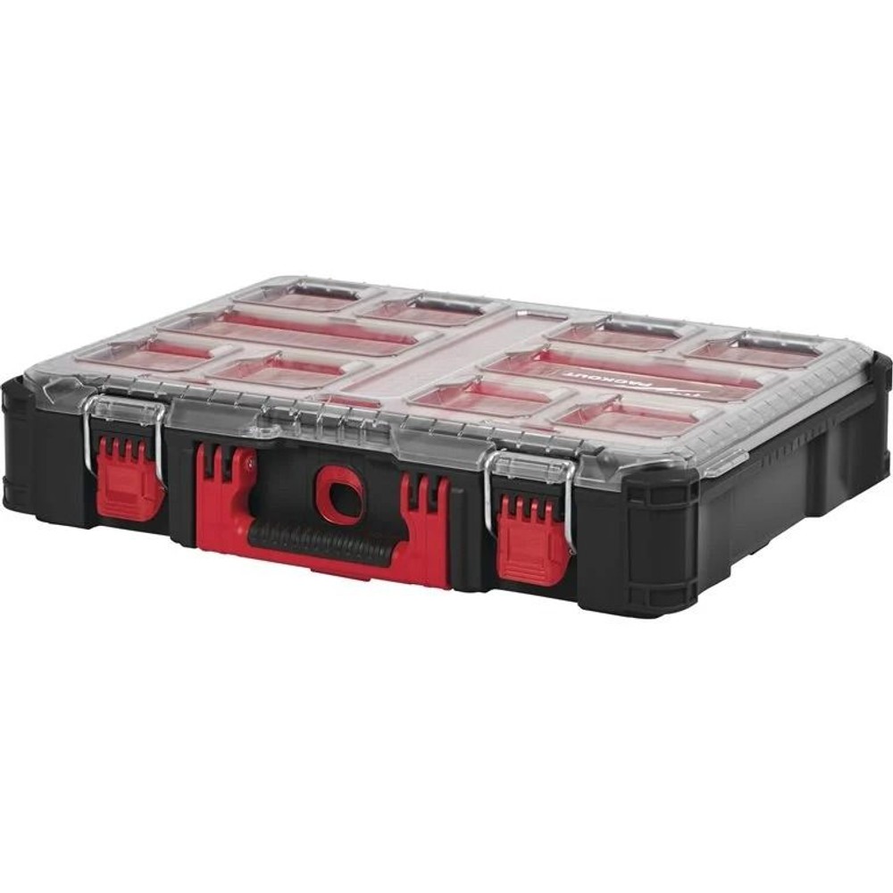 【数量限定】 milwaukee PACKOUT オーガナイザー ブラック Mサイズ, 黒, Mサイズ