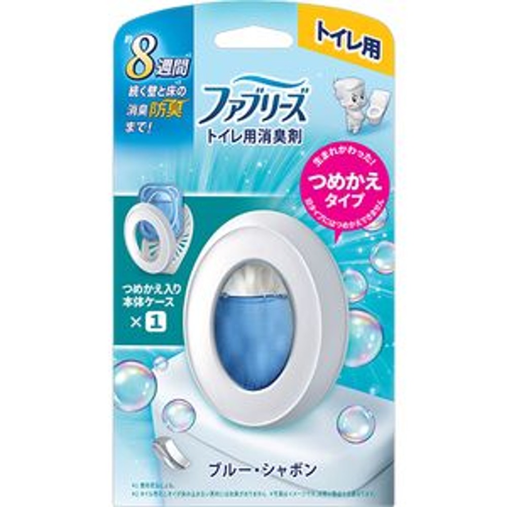 ファブリーズトイレ用　ブルーシャボン　本体　６．３ｍｌ, ブルーシャボン, 6.3ml