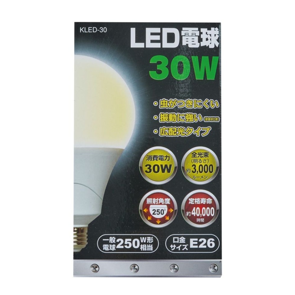 ＬＥＤ電球  替球   広配光, ホワイト, 10W