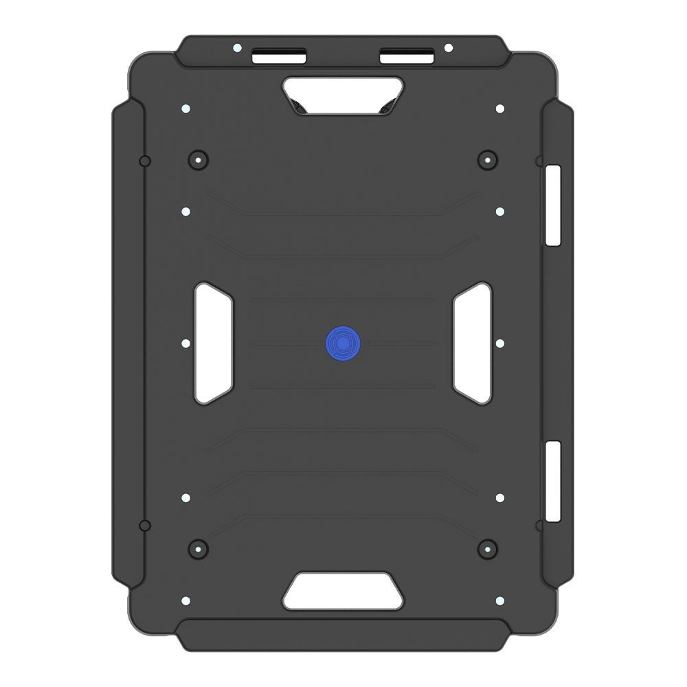 タタメル  連結樹脂平台車  80kg  ＦＷー99Ｈ, ブラック, 幅600&times;奥行450&times;高さ167