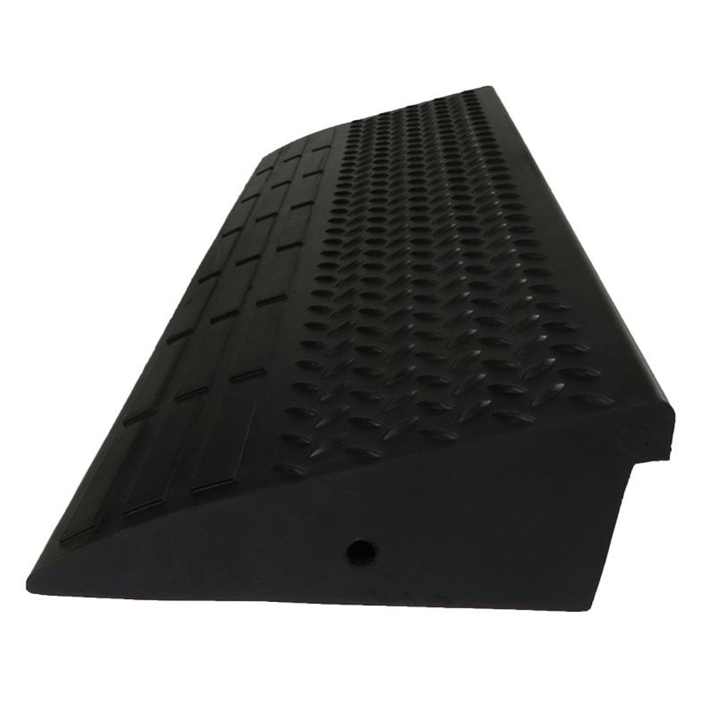 ゴム段差プレート 900×高さ95mm（4t荷重）, 黒, 900×95mm
