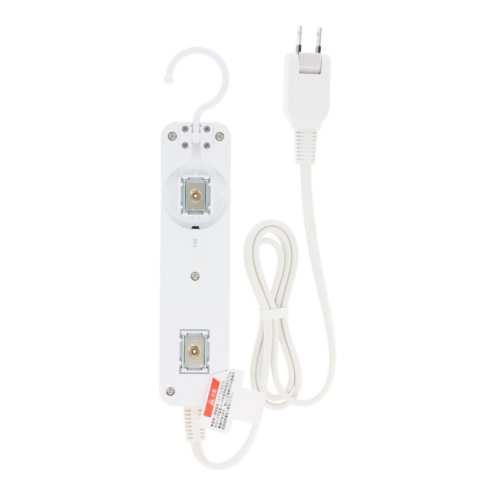 ウィザ WIZ'A フック付きマグネットタップ５個口 １ｍ, ホワイト, 1.0m