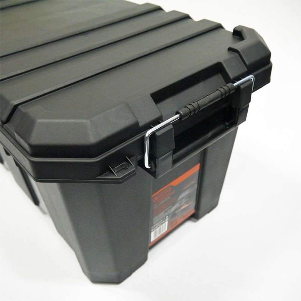 タクティクス コンテナボックス 60L 幅801&times;奥行383&times;高さ325mm, 黒, 60L