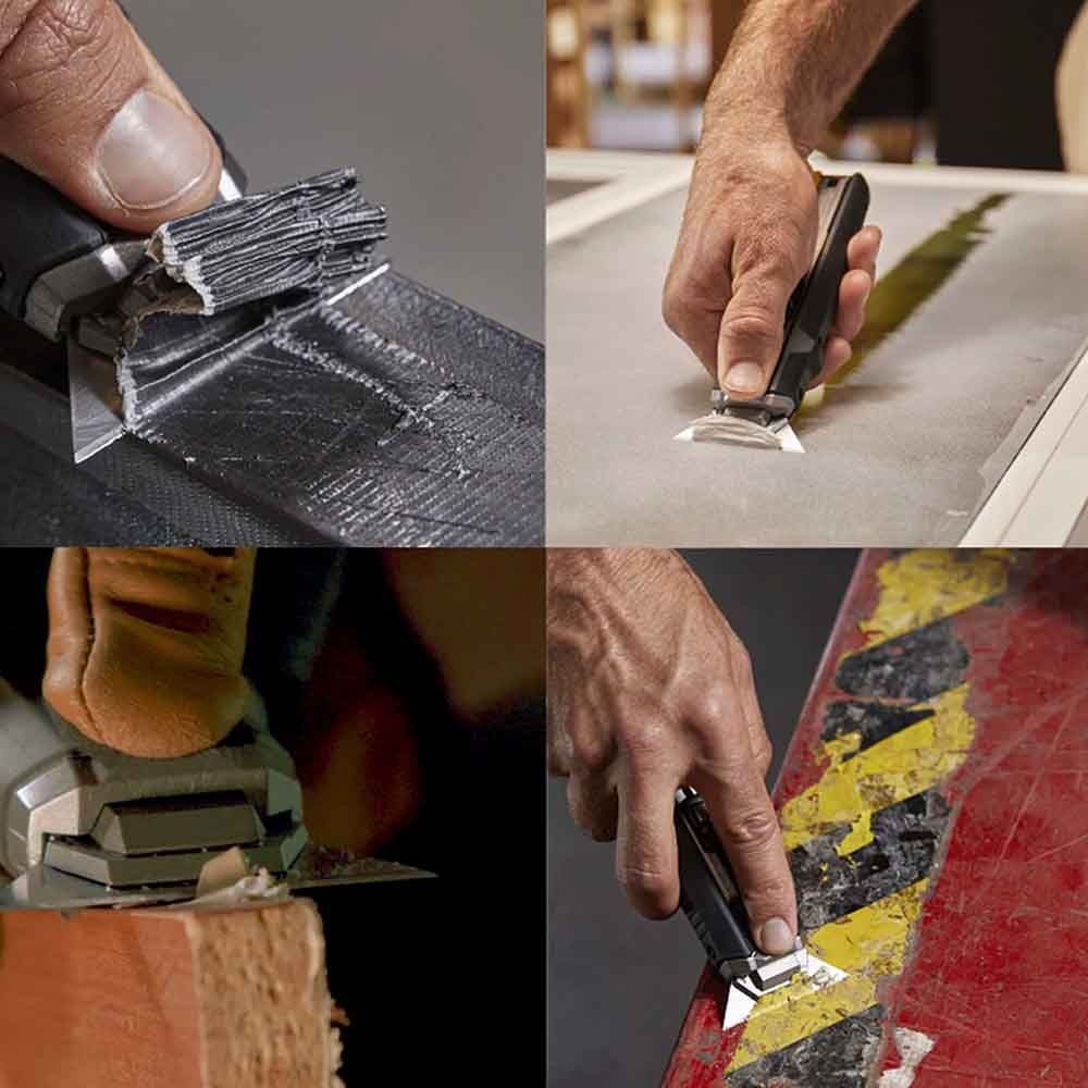 TOUGHBUILT（タフビルト）　PRO GRADE　スクレーパー ユーティリティナイフ, 黒, TB-H4S5-01