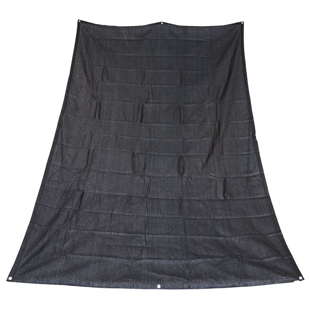 オーニングタープ　ブラック, ブラック（100×200）, 100×200cm