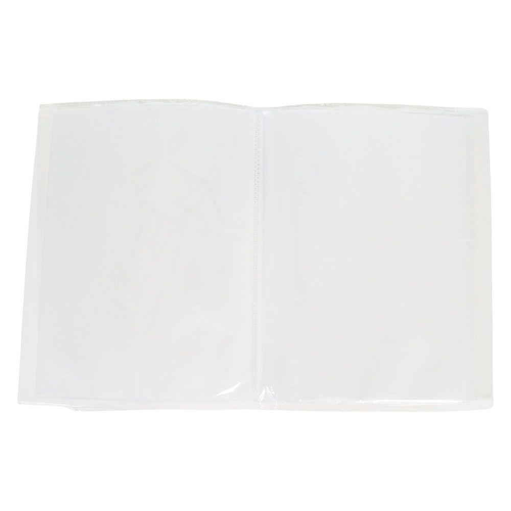 ウイザ WIZ'A透明クリアブックＡ4 40P, グリーン, A4 40ポケット