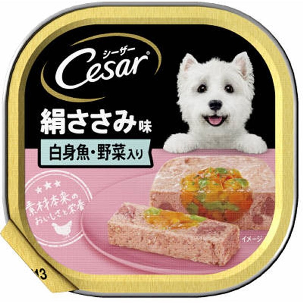 シーザー　絹ささみ　白身魚・野菜入り　100ｇ, その他カラー１, 100g