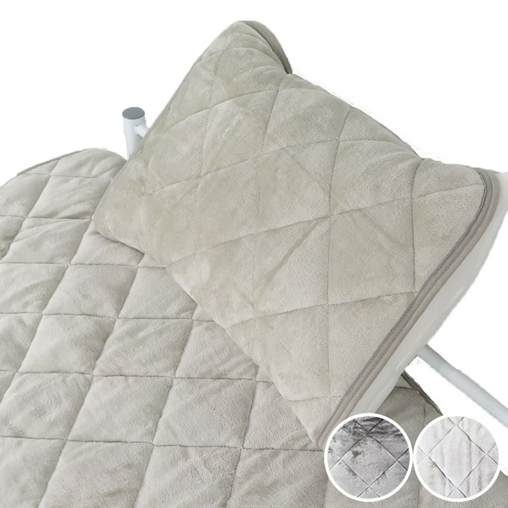 ビバファイバーまくらパッド　約47&times;58cm, グレージュ, 約47&times;58cm