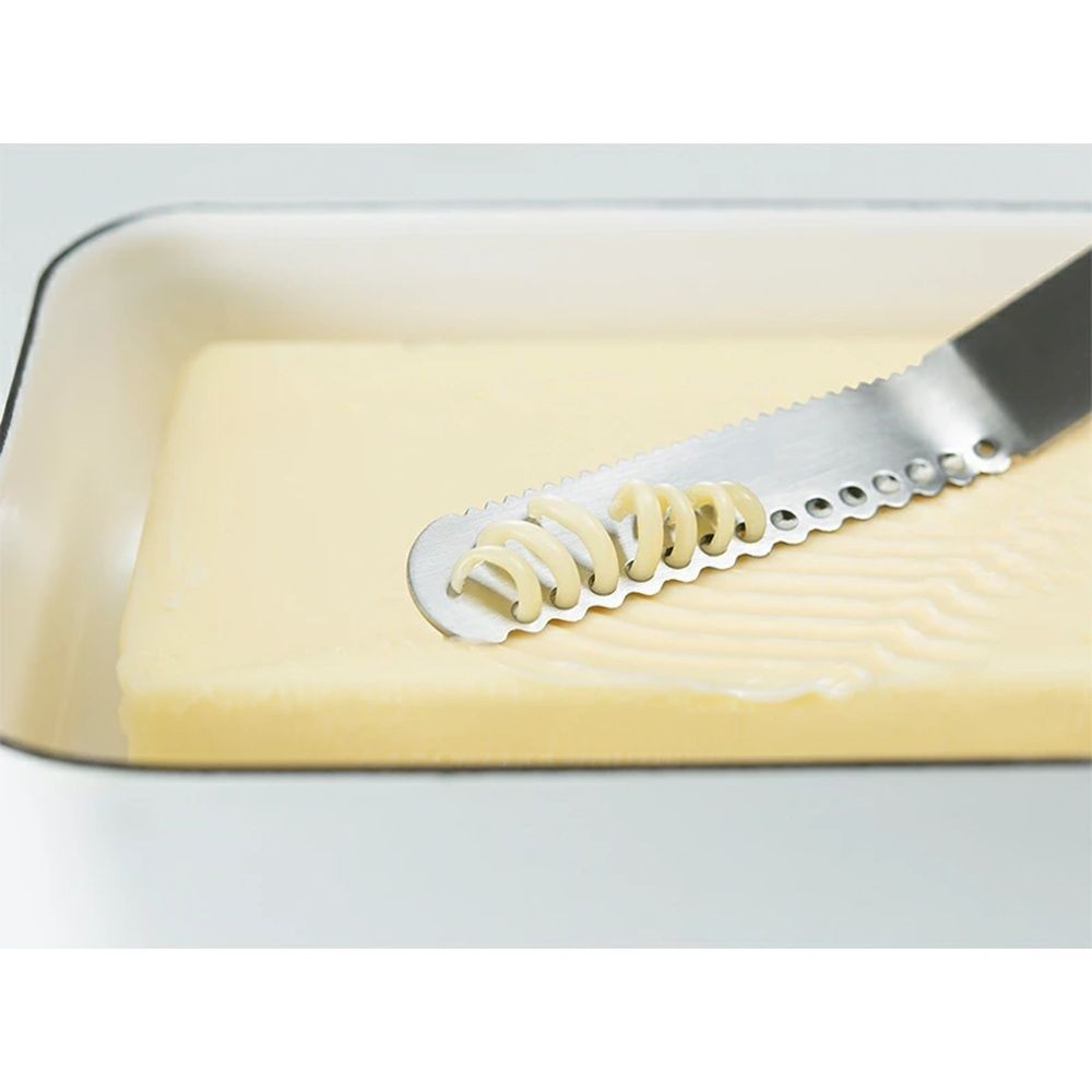 ヨシカワ EAトCO ヌル バターナイフ Nulu butter knife, ステンレス, 幅15mm&times;奥行155mm&times;高さ36mm