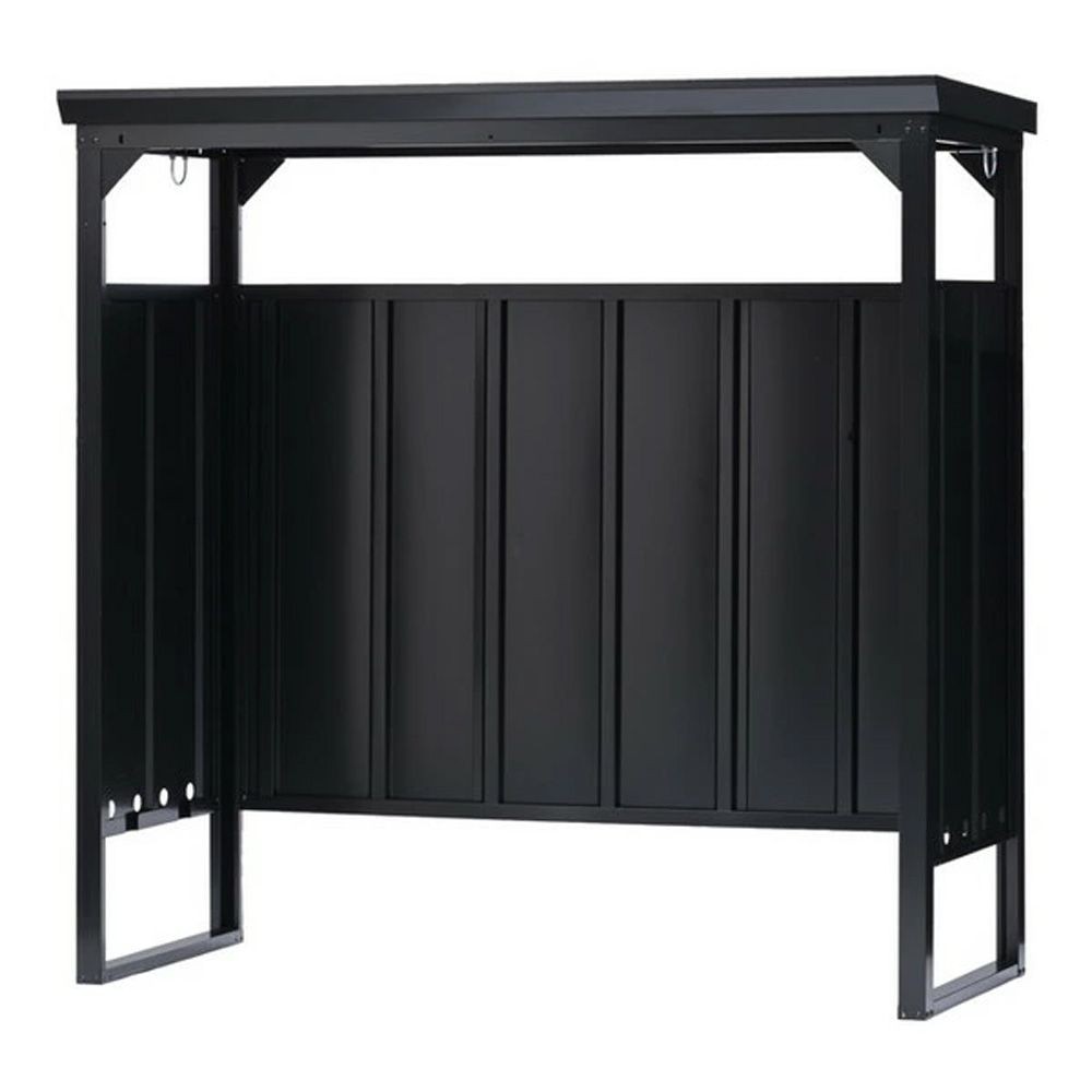 グリーンライフ サイクルダシーレ CD-1818（BK/AGY） ガレージ 収納 屋根 自転車, ブラック, 幅1850mm&times;奥行815mm&times;高さ1835