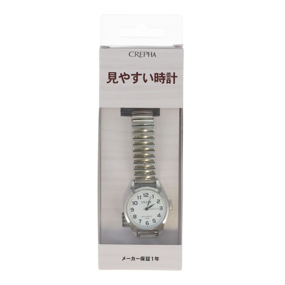 クレファー　アナログウォッチ　レディース　ＴＥＬＶＡ, シルバー, レディース