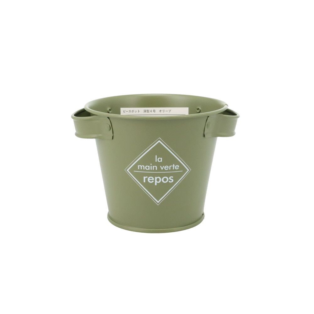 ピースポット　深型４号, ブラック, 深型4号