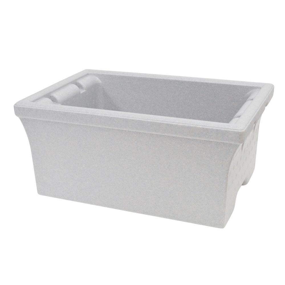 スドー　メダカの発泡鉢　大, グレー, 大