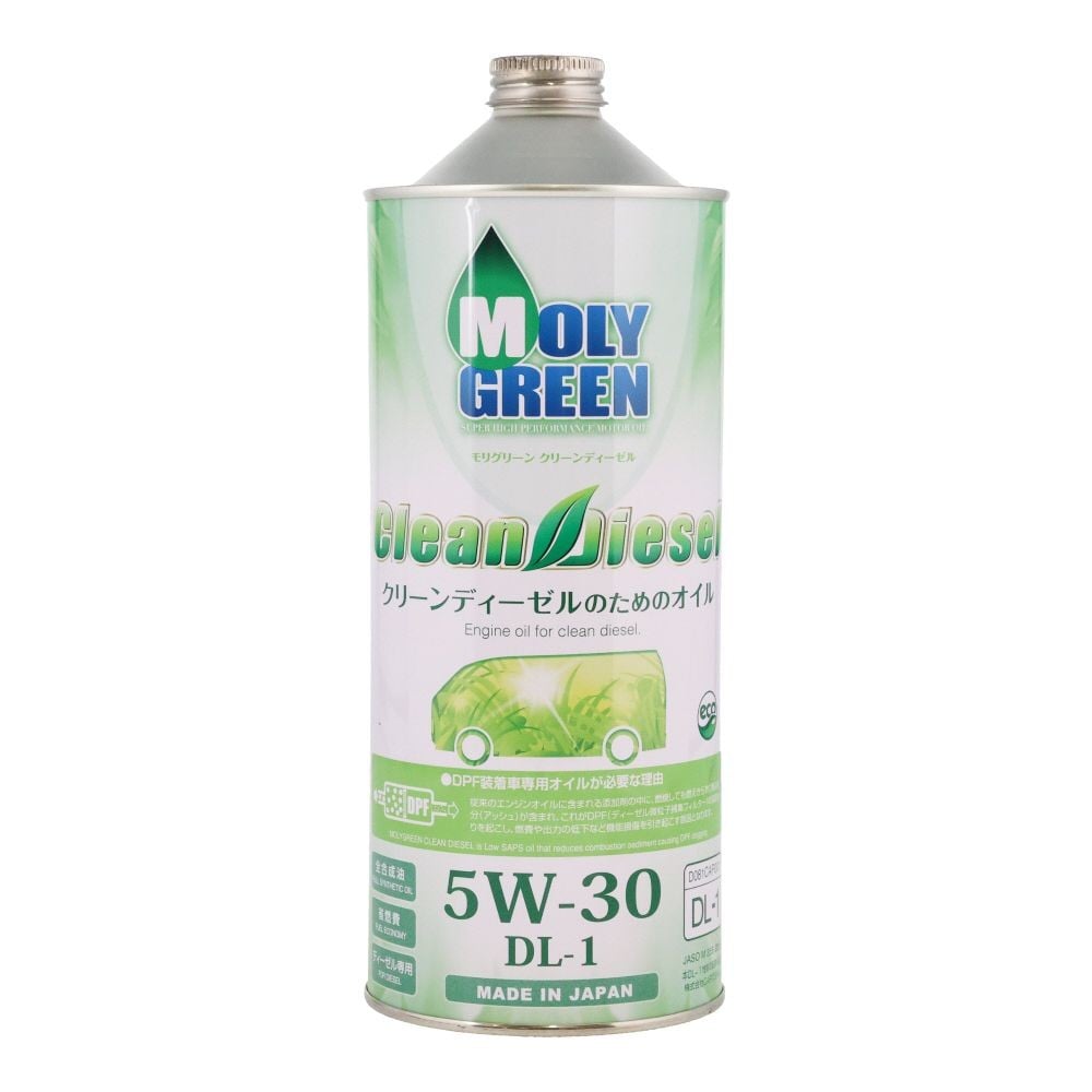 モリグリーン クリーンディーゼル 5W30 DL-1 1L【SU】, ディーゼルエンジン専用, 1.0L