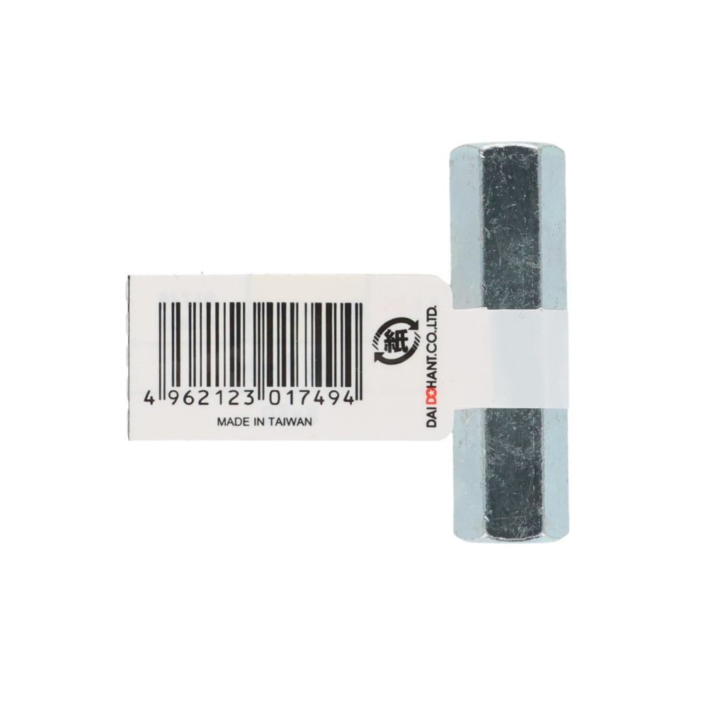 ＤＡＩＤＯＨＡＮＴ　ユニクロ　長ナット　８&times;５０, シルバー, 1本入り