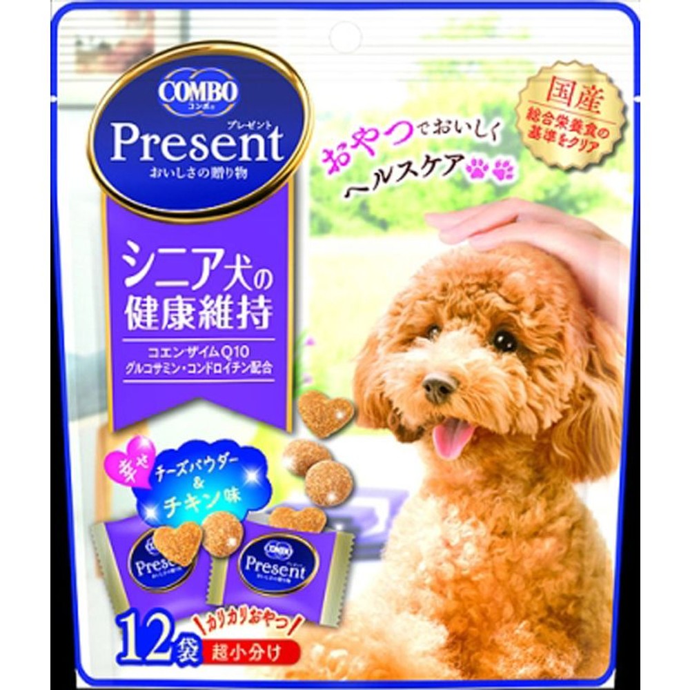 日本ペット　プレゼントドッグおやつ　シニア犬健康維持　36ｇ, シニア犬健康維持, 36g