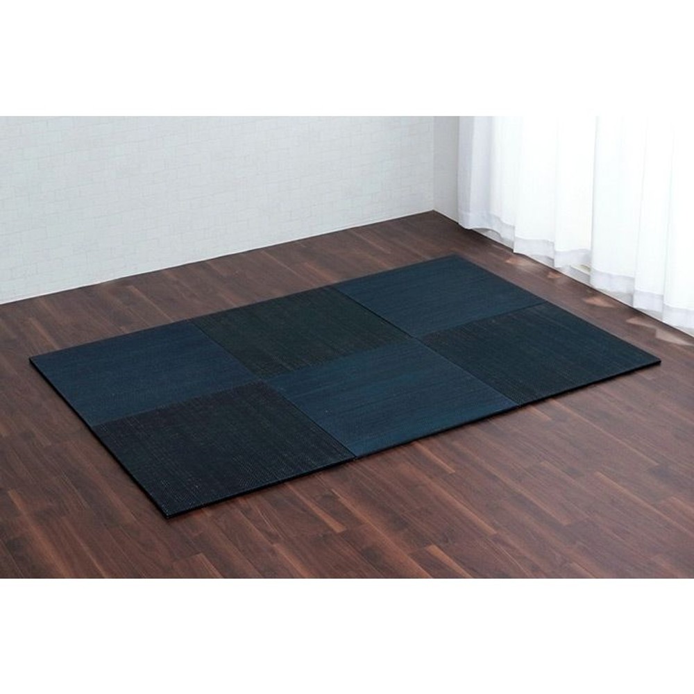 イケヒコ 美畳 い草 ユニット畳 置き畳 縁無し 約70&times;70&times;1.5cm 6枚組 【メーカー直送・代引不可】, 無地, 6枚組