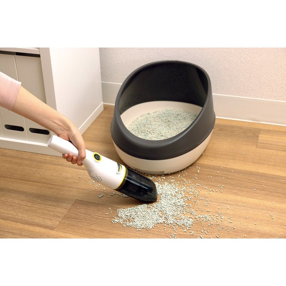 KARCHER（ケルヒャー） 家庭用ハンディクリーナー CVH 3 Plus, ホワイト, 長さ380&times;幅76&times;高さ76mm