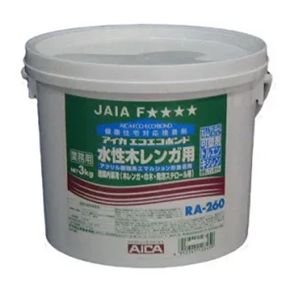アイカ エコボンド水性木レンガ用 RA-260 3kg, 木レンガ用, 3kg
