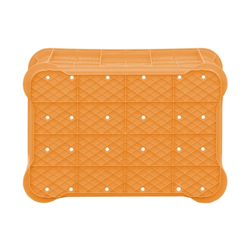 サンコー セフティーコンテナーB オレンジ 101156-00 &times;8個セット【メーカー直送・代引不可】【法人限定】【日祝配送不可・時間指定不可】, オレンジ, 8P