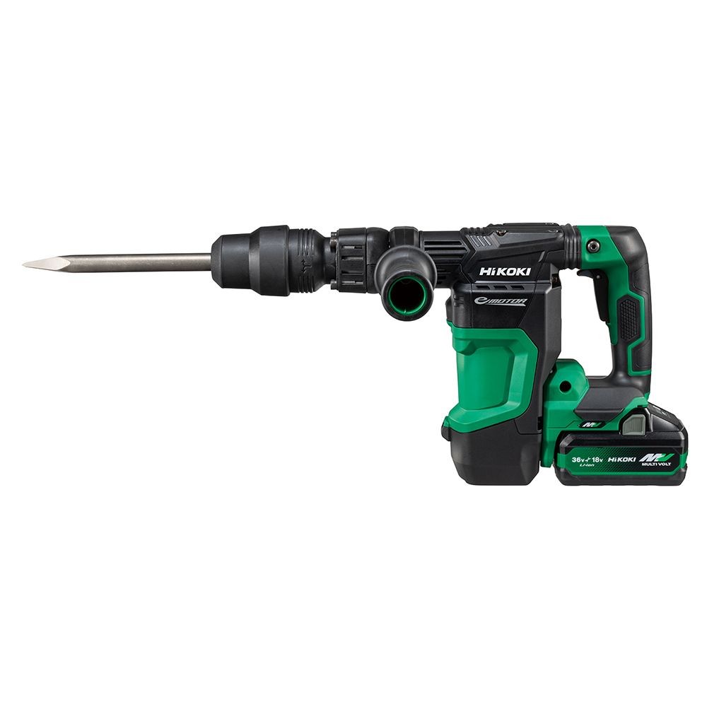 ハイコーキ　HIKOKI ３６Ｖハンマ（蓄電池２個、充電器付き） H3641DA (2WPZ), グリーン, H3641DA (2WPZ)