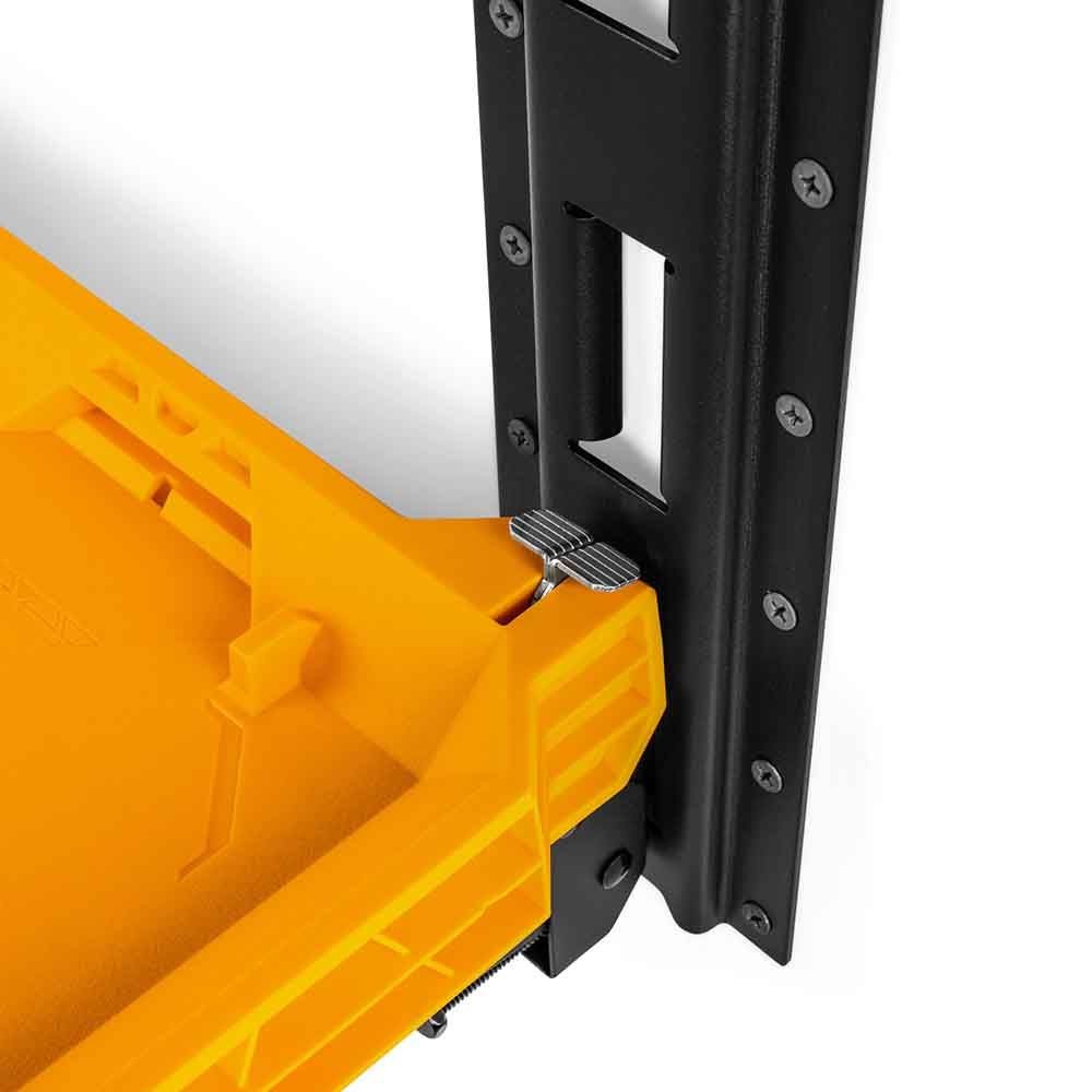 TOUGHBUILT（タフビルト）STACK TECH(スタックテック) 　2段 ウォールマウントシェルフ, オレンジイエロー, TB-B1S3-M-20