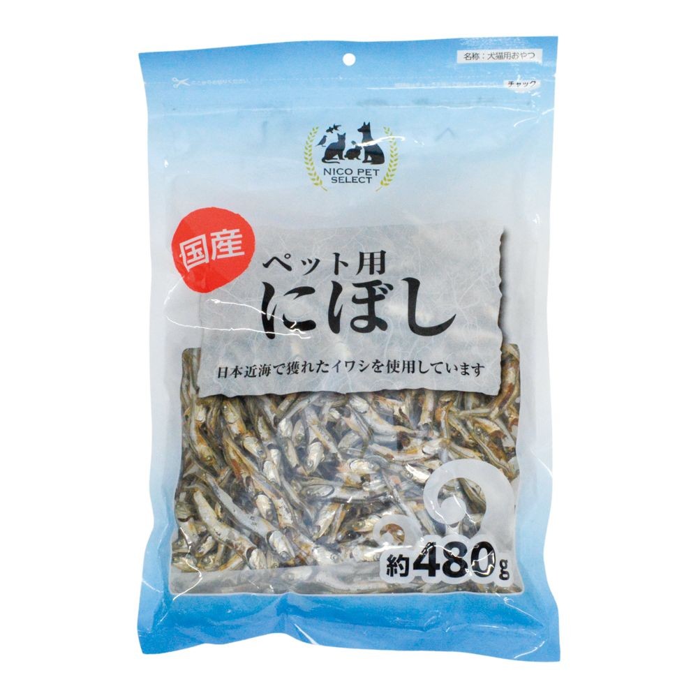 ペット用にぼし　４８０ｇ, にぼし, 480g
