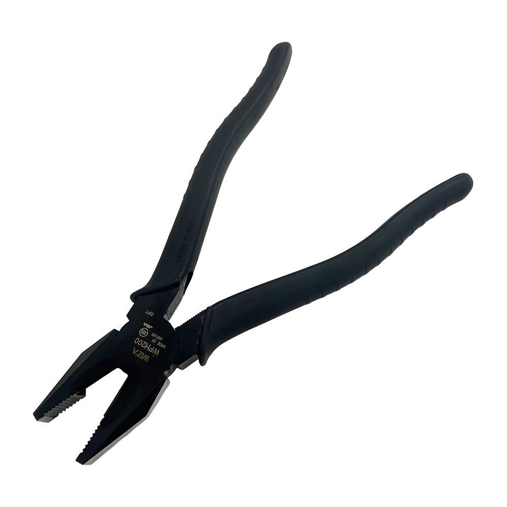 WIZ'A ウィザ スタンダードペンチ 200mm WPH200, マットブラック, D210&times;W55&times;H20mm