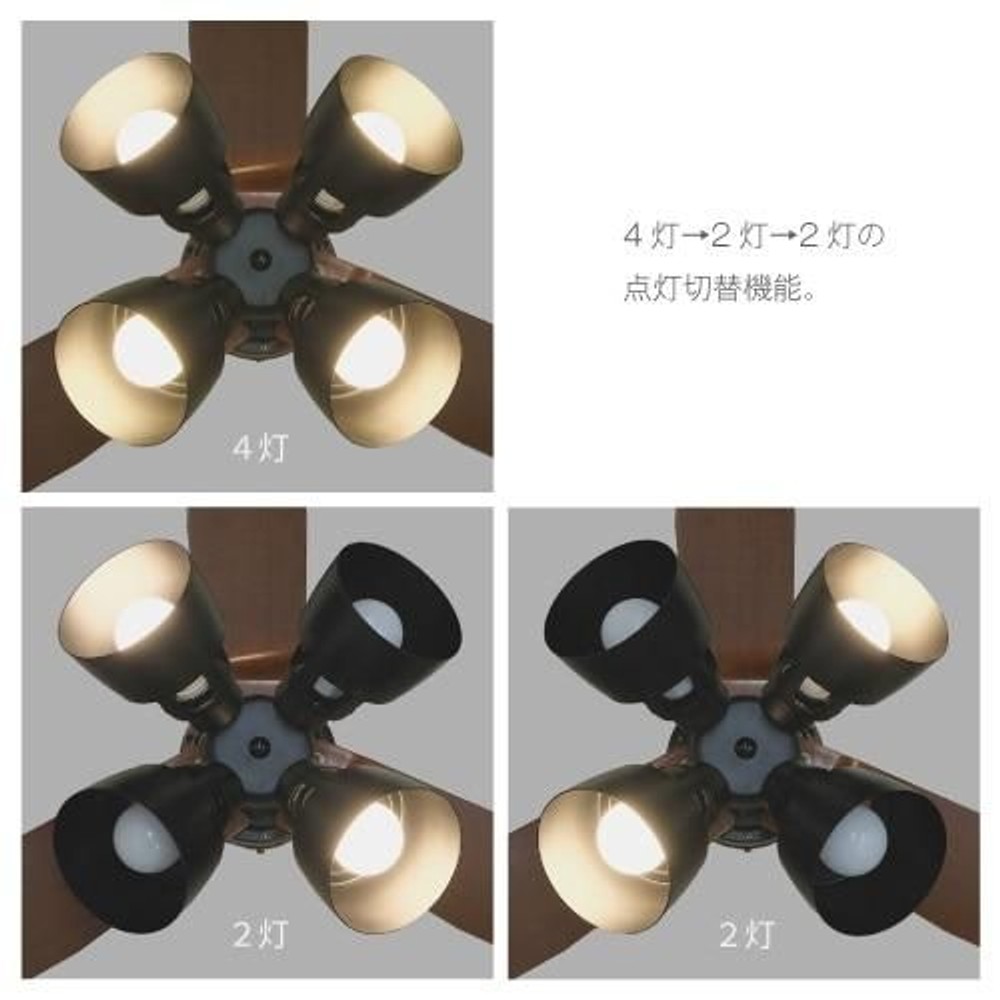 タキズミ　LEDシーリングファン TLFR4030, ブラック, TLFR4030