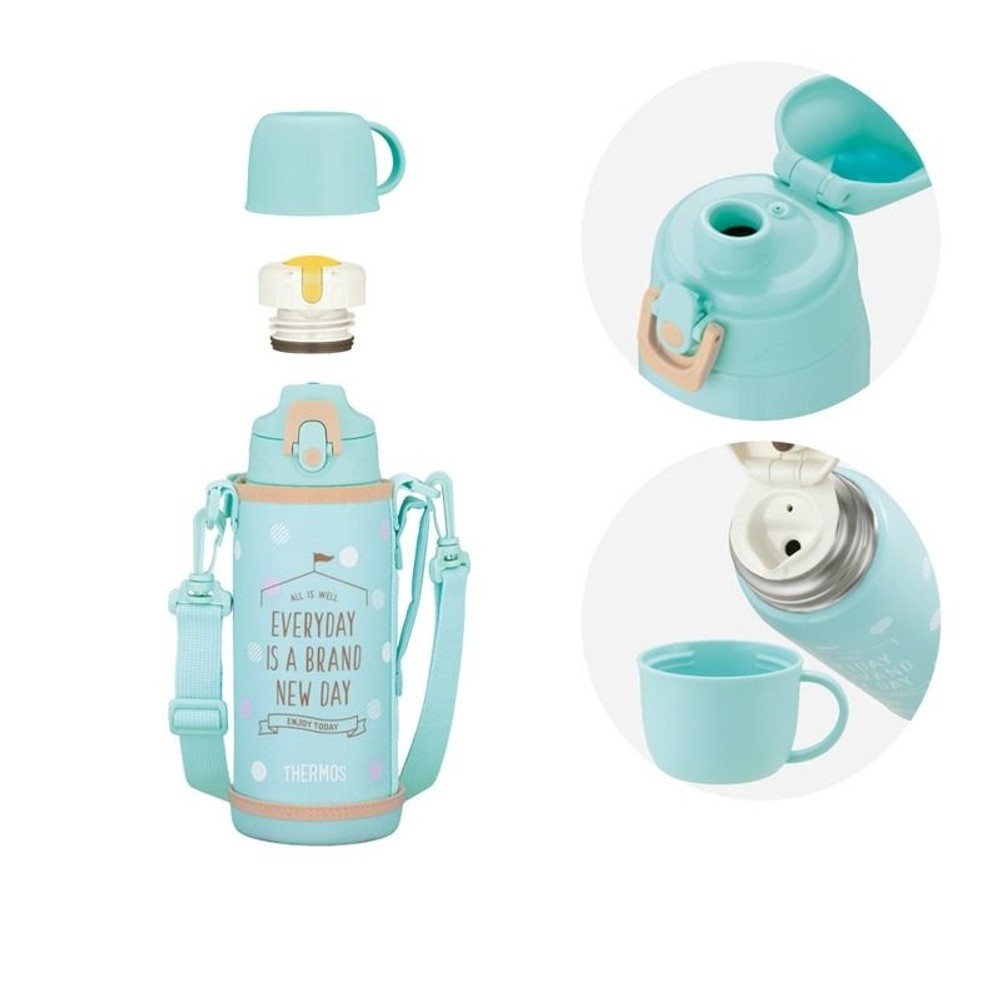 サーモス　真空断熱２ウェイボトル　ＦＪＪー８０２ＷＦ　ＭＢＥ, ミントベージュ, 800ml