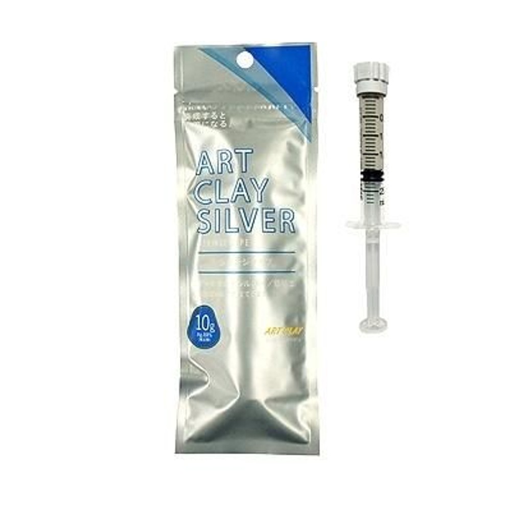 アートクレイシルバー シリンジタイプ 10g (本体) A-0279, シリンジタイプ,  10g (本体)