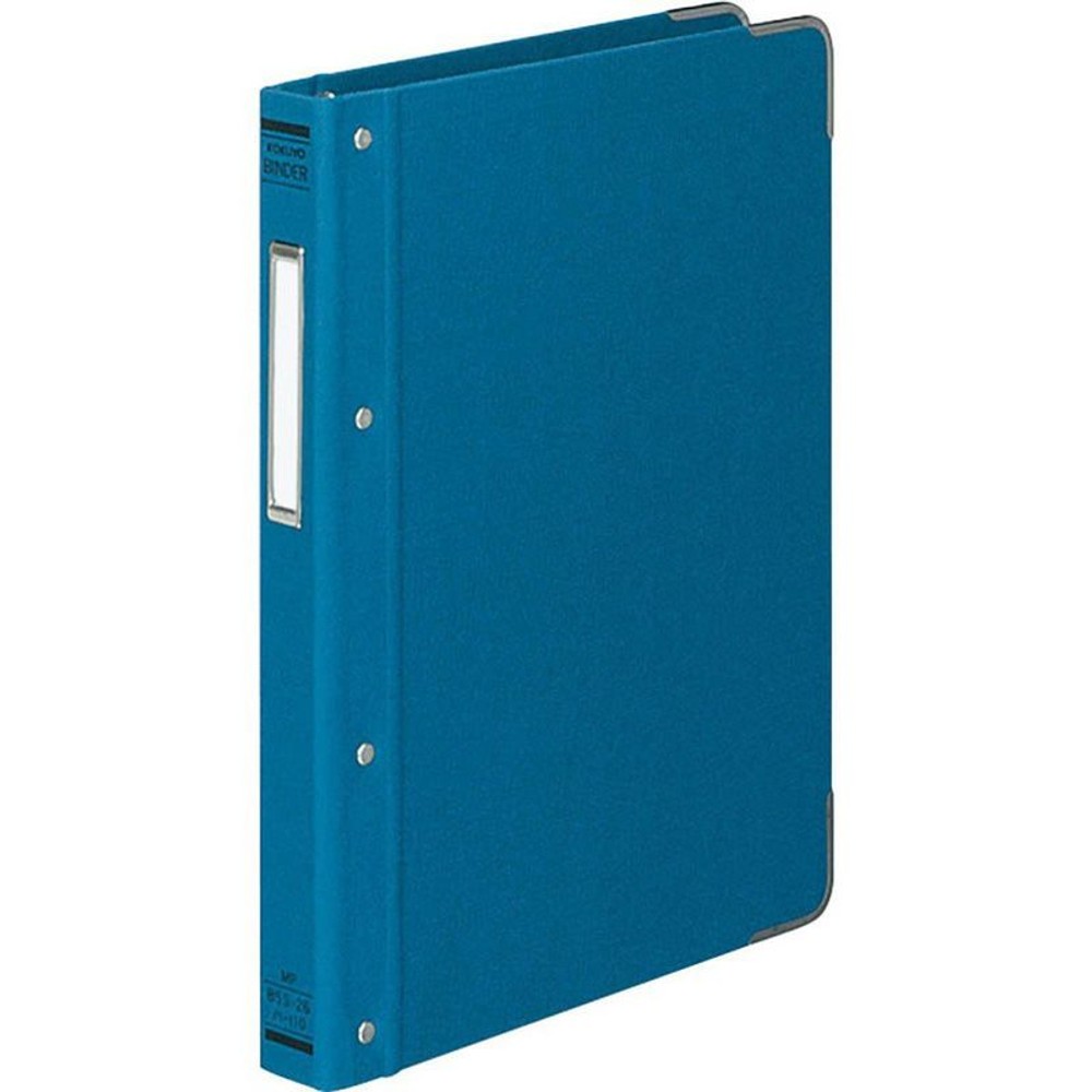 コクヨ　カラーバインダー　布貼り　ハｰ110B, 青, B5-S