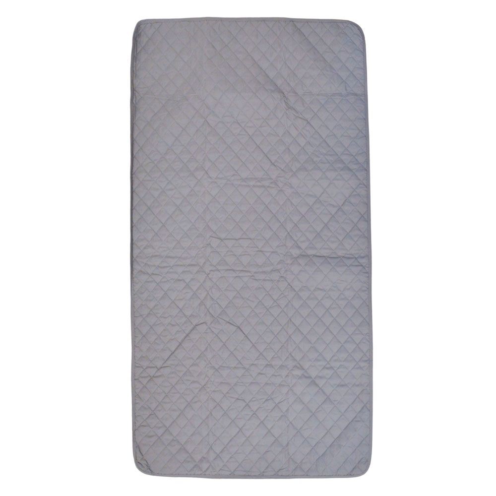 洗えるベッドパッド　セミダブル　約１２０&times;２００ｃｍ　グレー, グレー, セミダブル