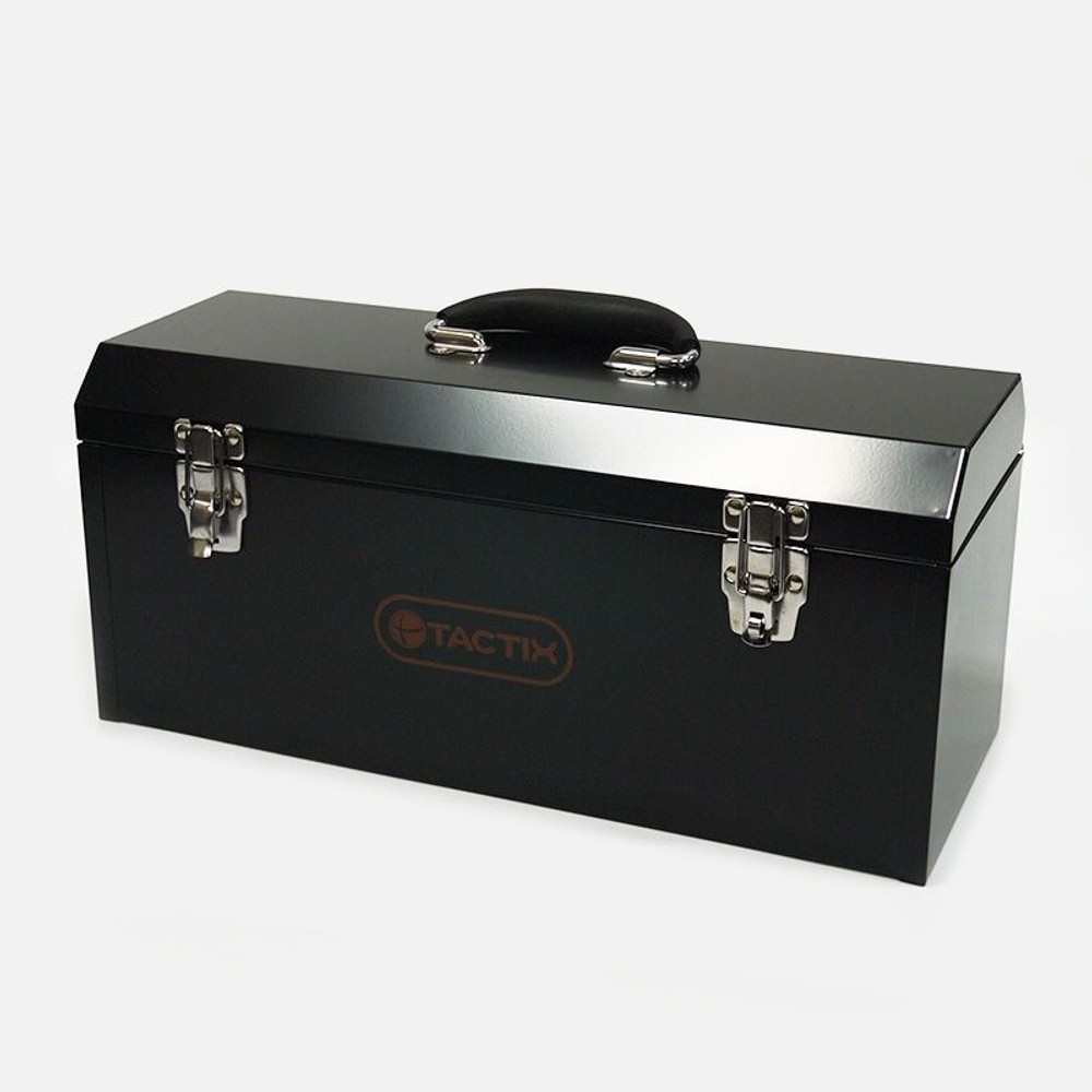 スチールツールケース　ブラック　　321100, ブラック, 幅510×奥行205×高さ230