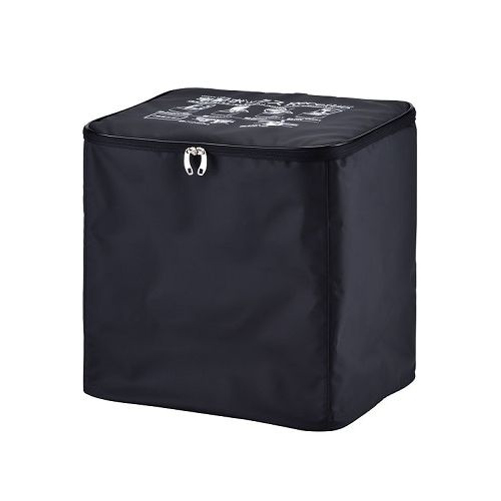 グリーンライフ 折りたたみソフト宅配ボックス, ブラック, 幅450&times;奥行240&times;高さ4500