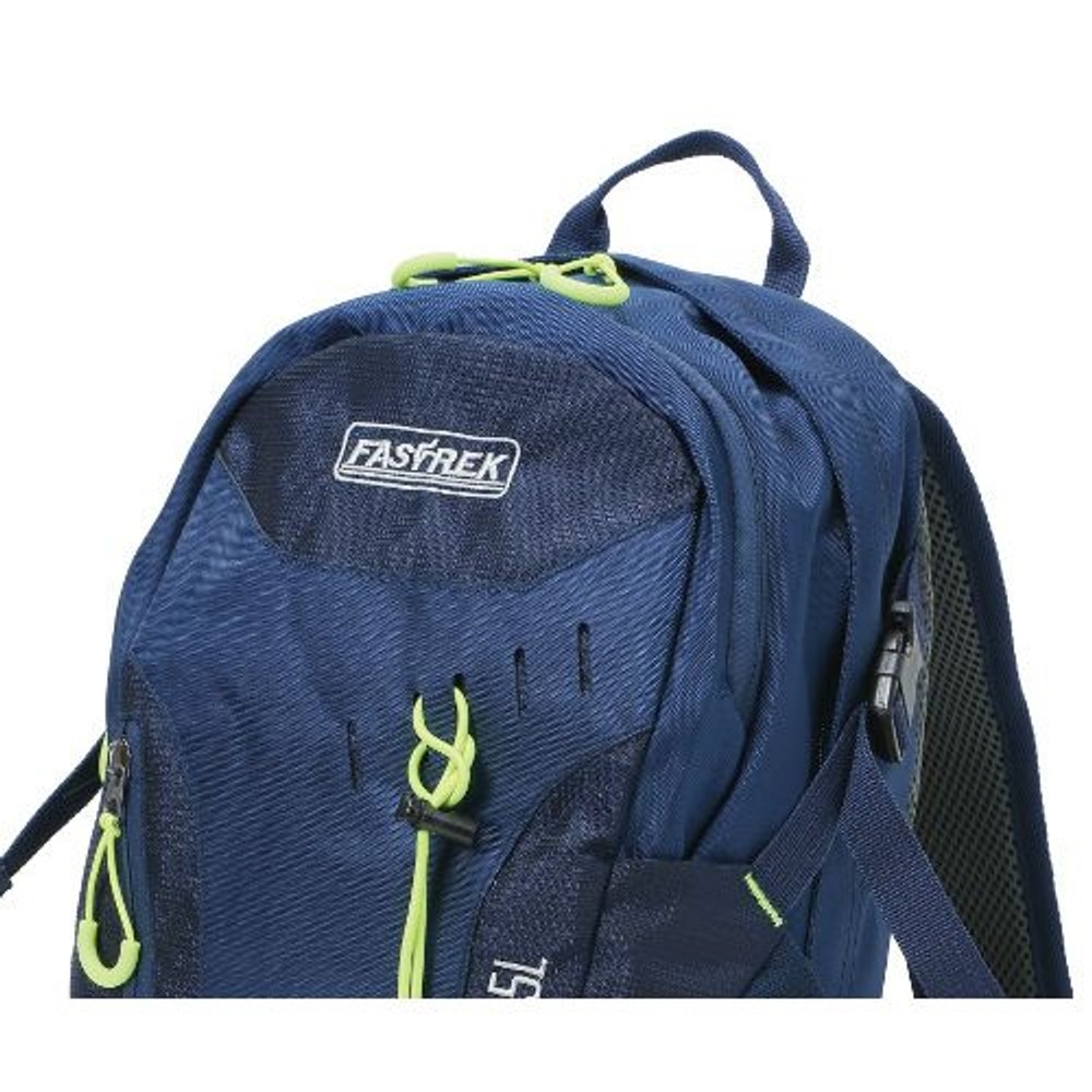 軽くて背中がムレにくいリュック　15Ｌ, ネイビー, 15L