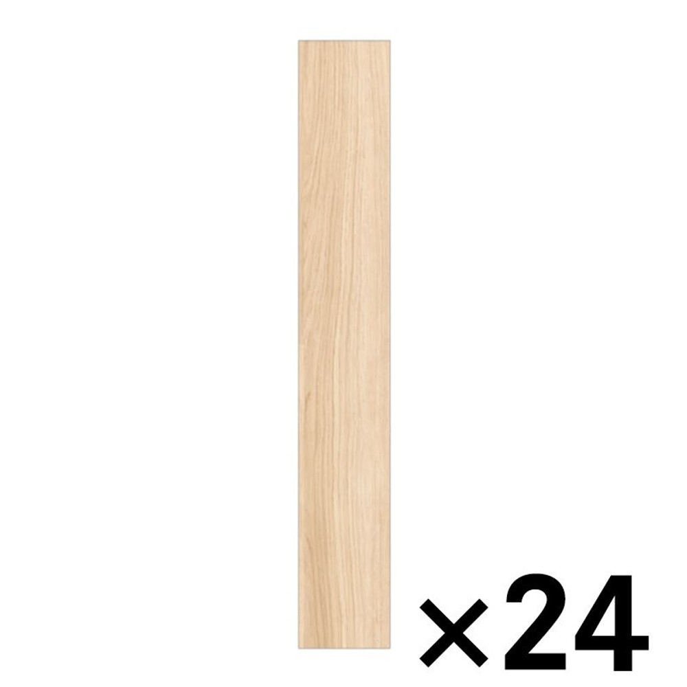 ゆかペタ102　オークグレージュ 約15×90ｃｍ ×24枚セット, オークグレージュ, 約15×90ｃｍ