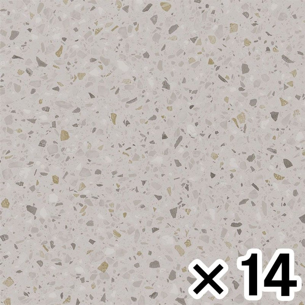 東リ ロイヤルストーン ＰＳＴ４１４３&times;14枚セット, アーステラゾー, 幅450mm&times;奥行450mm&times;高さ3mm