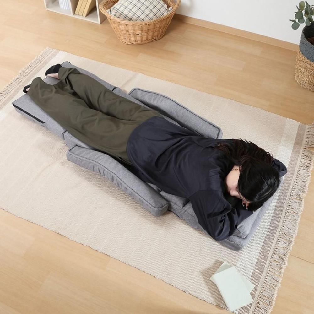 不二貿易 ４ＷＡＹ座椅子　ＢＲ【メーカー直送・代引不可】, グレー, 幅670mm×奥行mm×高さ700mm