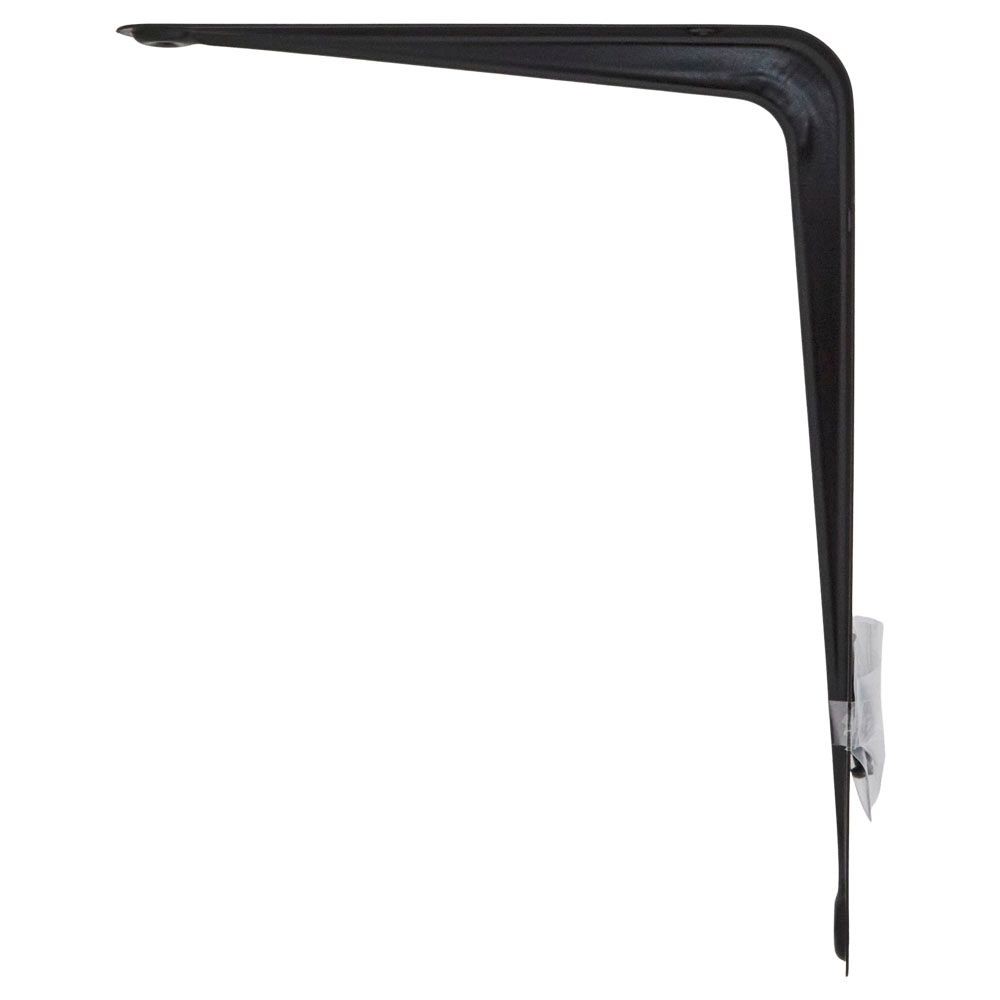 Ｌ型棚受（ブラック）　２００&times;２５０, ブラック, 200&times;250mm