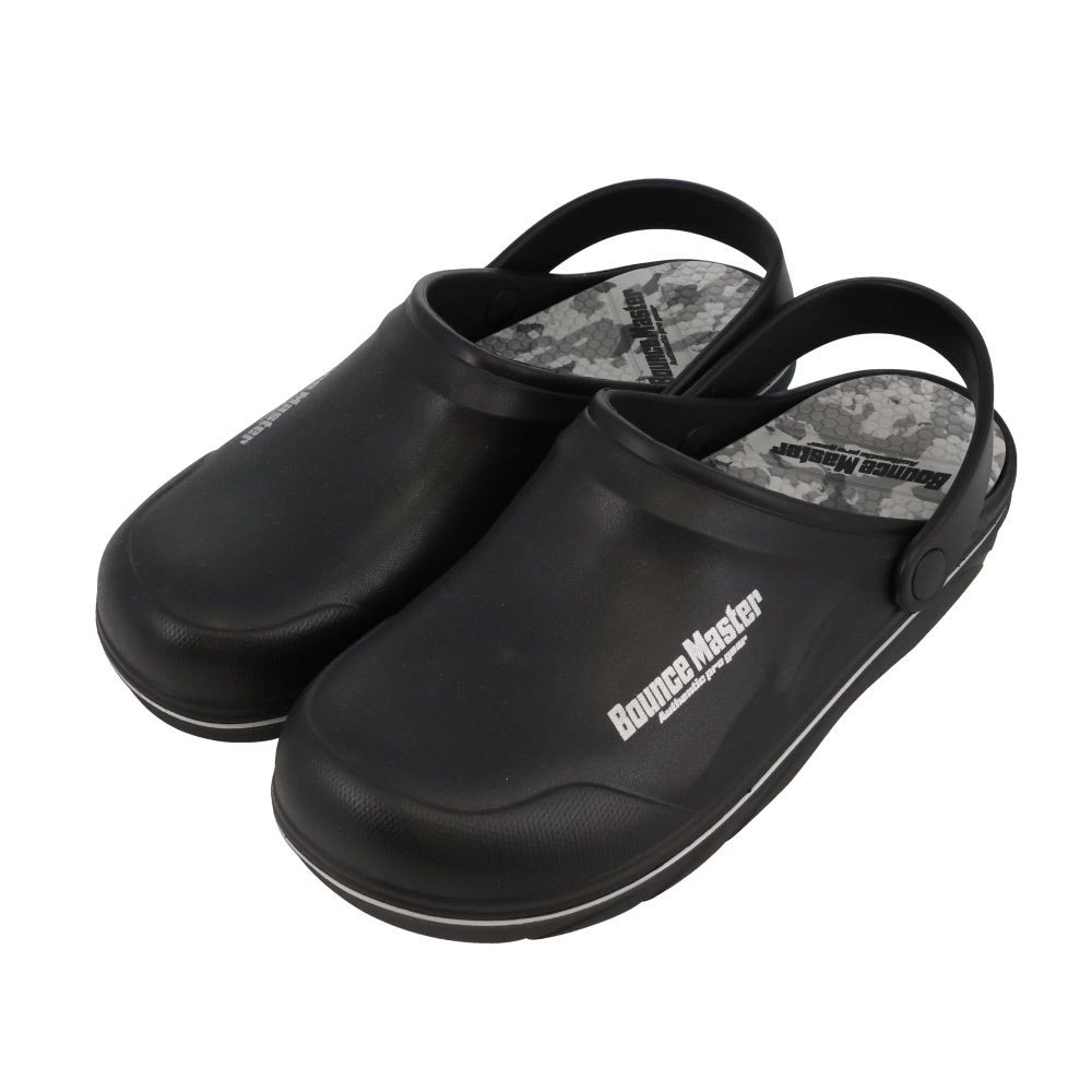 紳士　ＢＭ防滑高弾力　タウンサンダル　ＢＫＧＹ　Ｍ, ブラック&times;グレー, Mサイズ