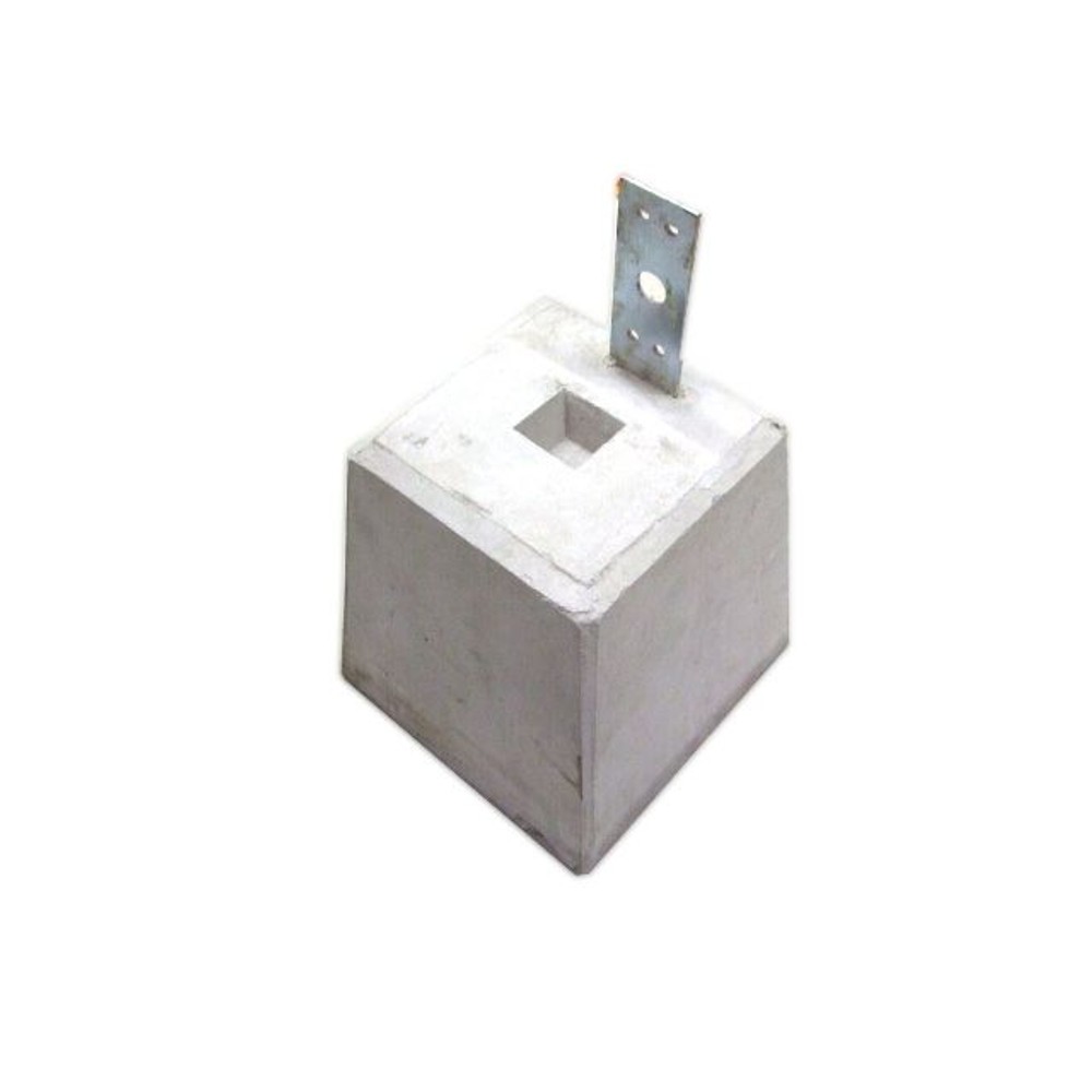 コンクリート羽子板付き束石　Ｈ１８０, -, 180mm