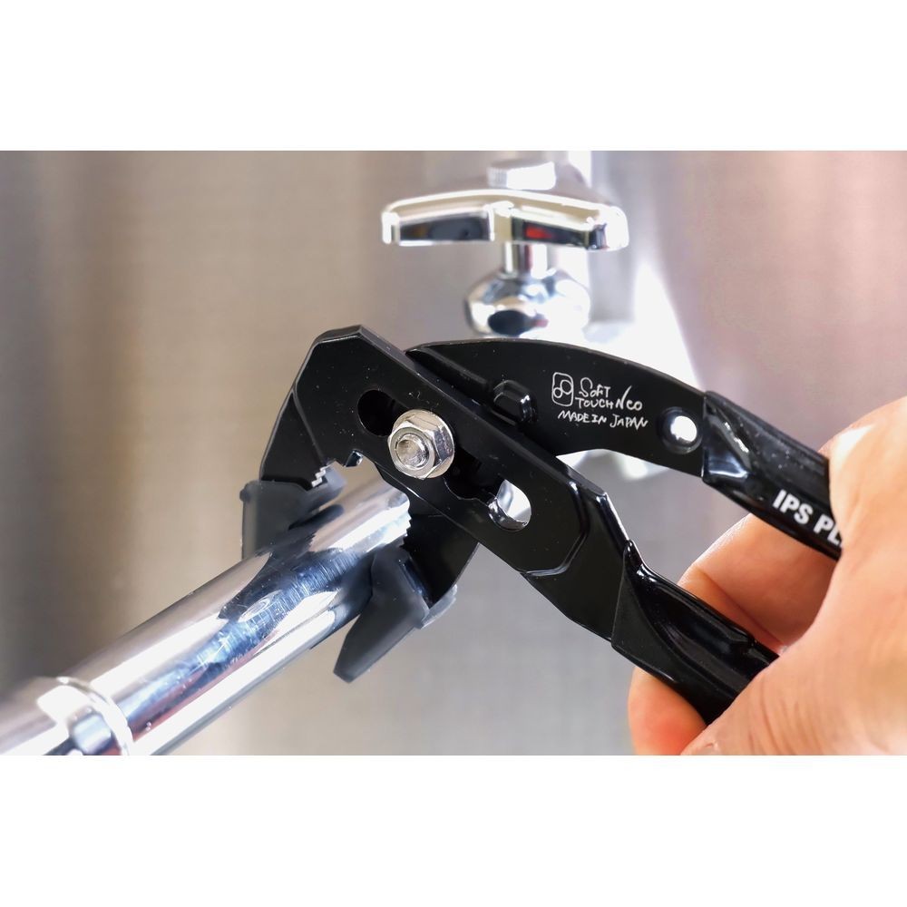 IPS PLIERS ソフトタッチＮＥＯ　コンビネーションプライヤー　１７５ｍｍ NWH-175, 黒, 175mm