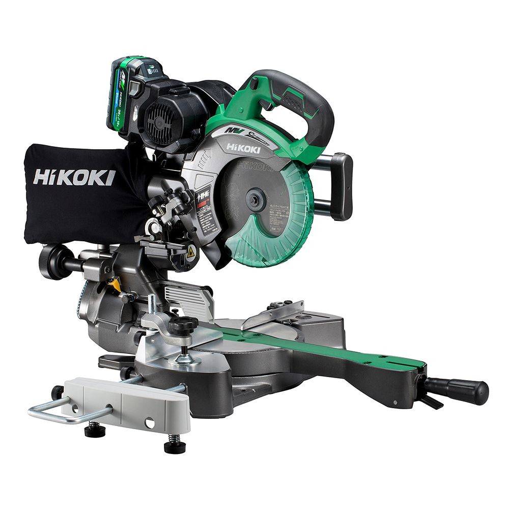 ハイコーキ　HIKOKI ３６Ｖスライド丸のこ（蓄電池１個、充電器付き） C3607DRA (XPSZ), グリーン, C3607DRA (XPSZ)