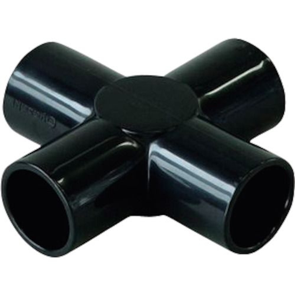 YAZAKI 矢崎化工 イレクタープラスチックジョイント J-121A S 枠・パイプのつなぎ用　Φ28用, アイボリー, J-121A S