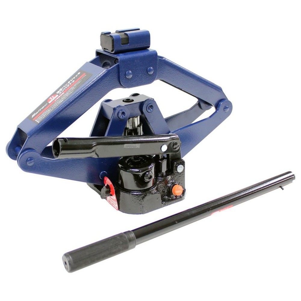 大自工業 1ｔ油圧パンタジャッキ コンパクト&alpha;　FA-60, ブルー, 1t