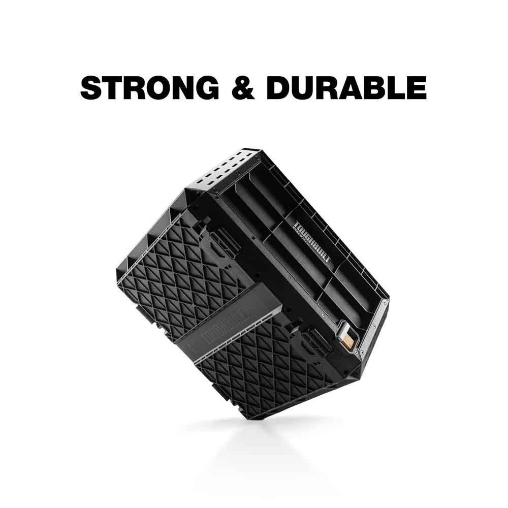 【数量限定】TOUGHBUILT（タフビルト）STACK TECH(スタックテック) 　クレートボックス, ブラック, TB-B1-X-50