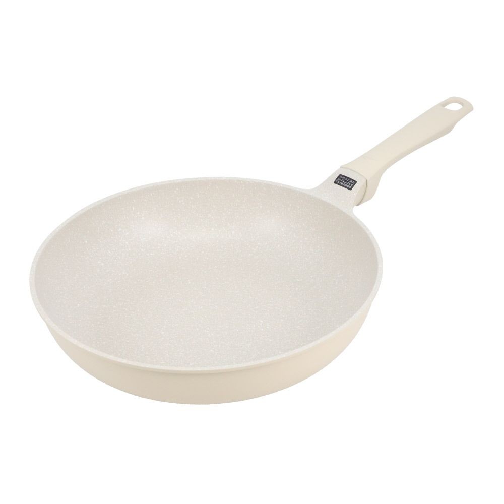 ウィザ WIZ'A　汚れが落としやすい軽量ＩＨフライパン, クリーム(20), 20cm