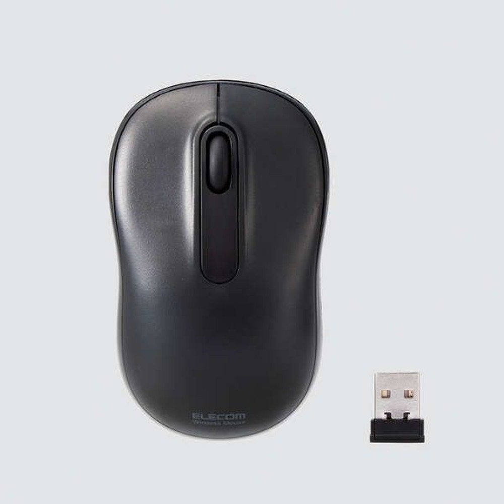 抗菌ワイヤレス静音光学式マウス M-DY11DRSKBK, ブラック, Mサイズ