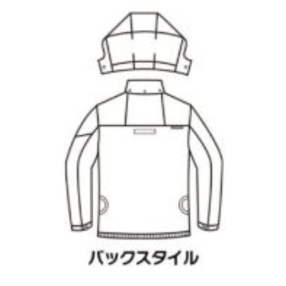 BURTLE AIRCRAFT バートル エアークラフト AC2041 シルバー, シルバー, Lサイズ